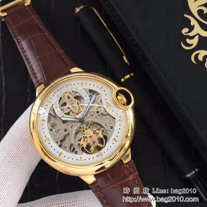 CARTIER卡地亞 全自動機械 男士腕表 WSS0224